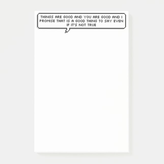 Realitet som Posta-det vadderar Post-it Block (Framsida)