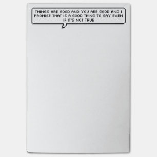 Realitet som Posta-det vadderar Post-it Block