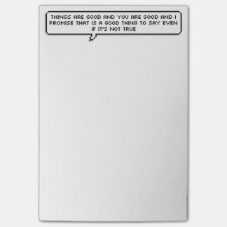 Realitet som Posta-det vadderar Post-it Block