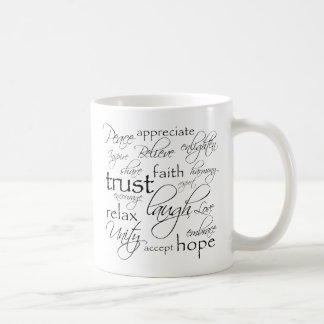 Realiteten uttrycker objekt kaffemugg
