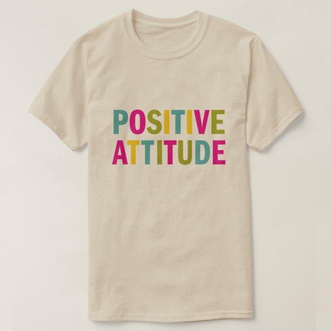 Realitetinställning i ljusa färger tee (Design framsida)