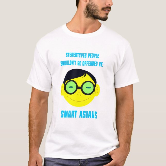Realitetstereotyper: Smart asiat Tee (Framsida)
