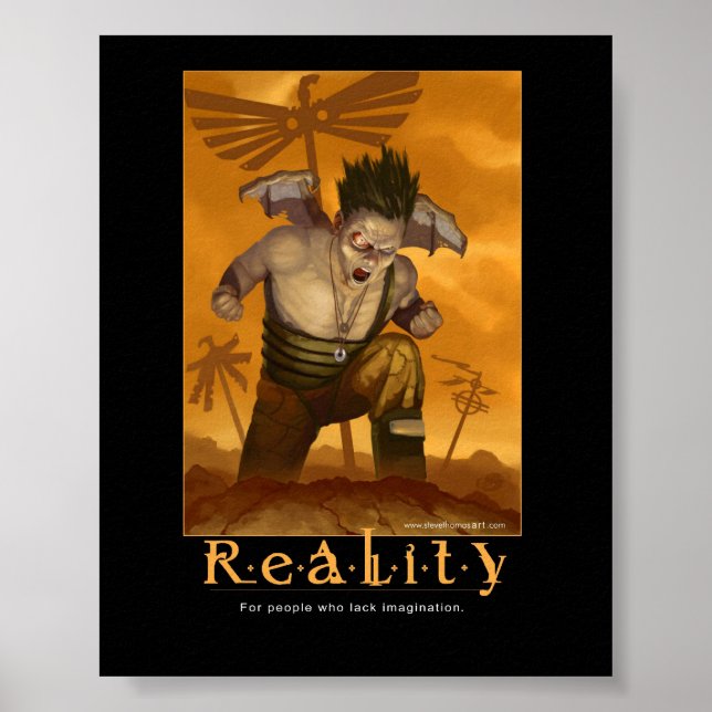Reality inspirational poster (Framsidan)