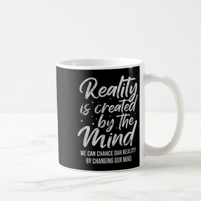 Reality Is D By The Mind Sitive Motivation Nge  Kaffemugg (Höger)