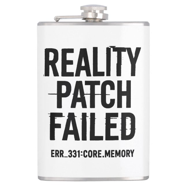 Reality Patch Misslyckades - Glitched Typography Fickplunta (Framsidan)