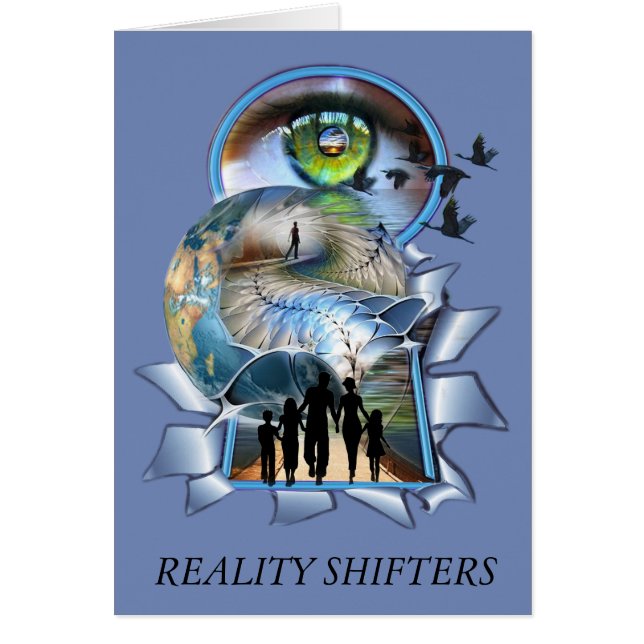 Reality Shifters Hälsningskort (Framsidan)