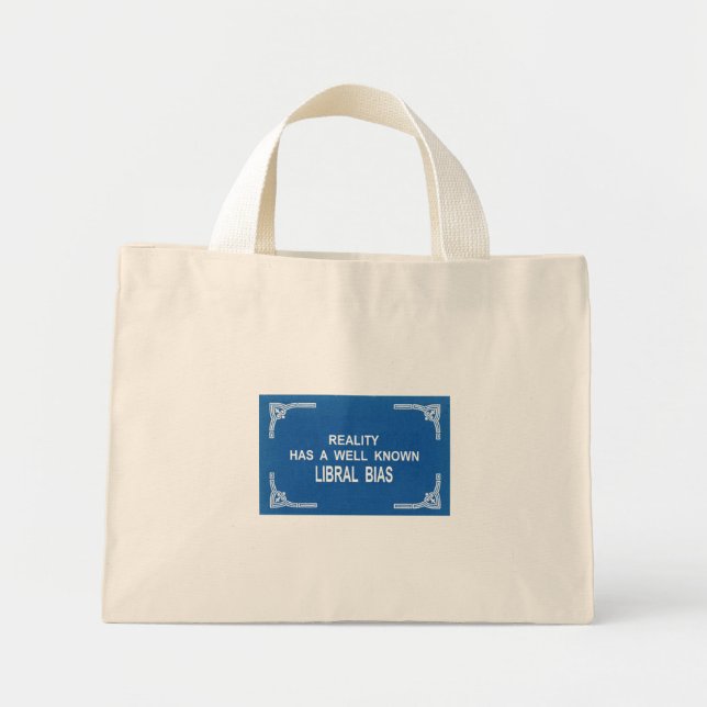 Reality Tote Bag Mini Tygkasse (Framsidan)