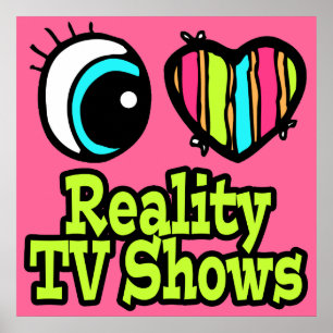 Reality-TV för Bright Öga Heart I Kärlek visar Poster