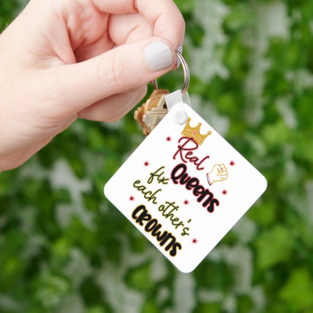 Realköer korrigerar varandras Krona Nyckelring (Hand)