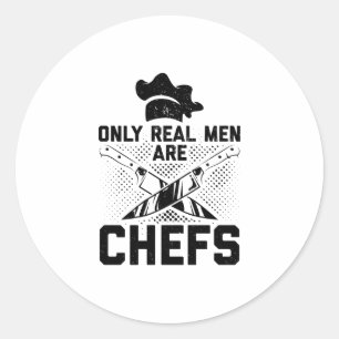 Realkokning av Manar Cook Hobby Chef Food Gift Id Runt Klistermärke