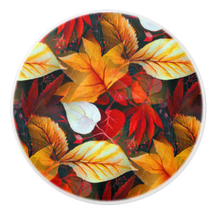 Realm Foliage with Maple Lövs in Warm Färg Knopp