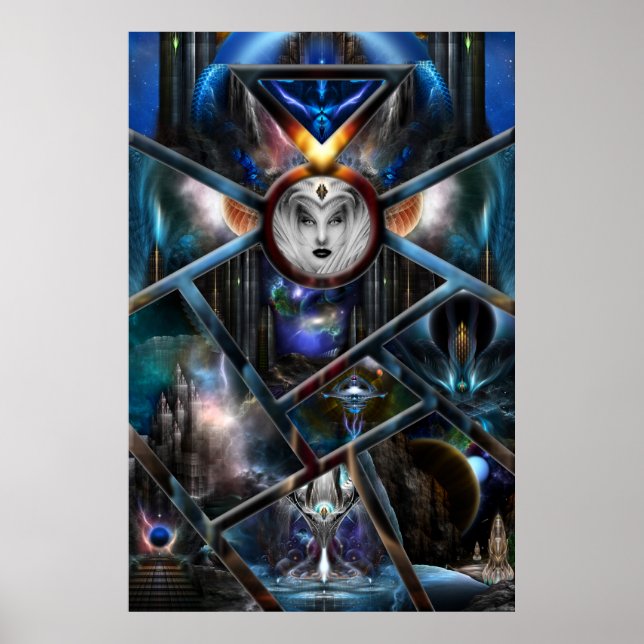 Realm of Fractal Fantasies Matrix Archival Poster (Framsidan)