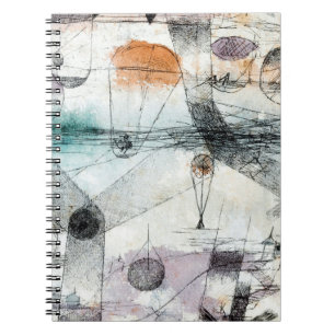 Realm of Luft Paul Klee Abstrakt Expressionist Anteckningsbok