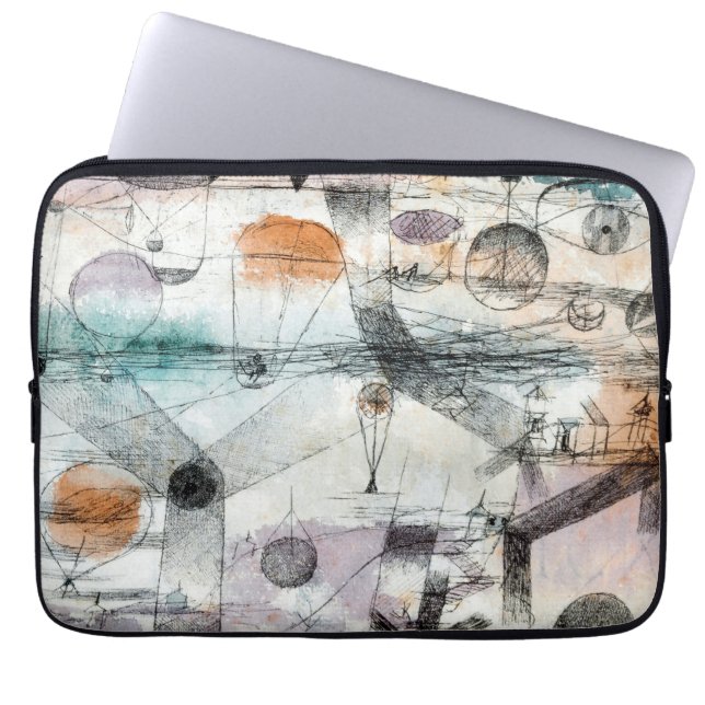 Realm of Luft Paul Klee Abstrakt Expressionist Laptop Fodral (Framsidan)
