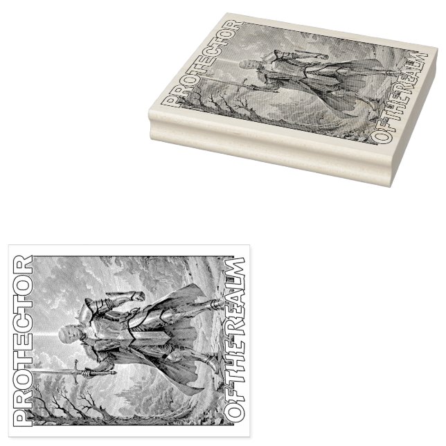 Realms beskyddare - president Trump Stämpel (Stämplad)