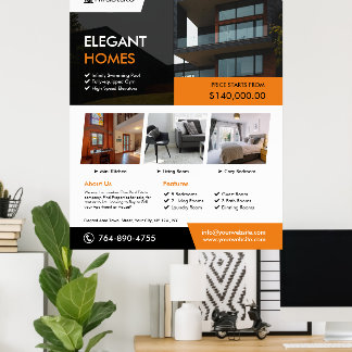 Realt Gods Anpassningsbar, redigerbar Poster