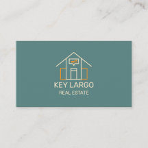 Realtor-Affärskort med minimal design