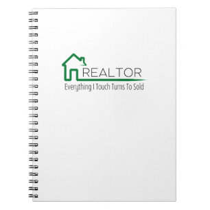 Realtor - allt jag rör vid säljs anteckningsbok