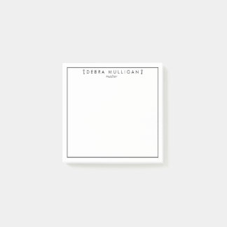 Realtor-anteckningar efter det post-it block