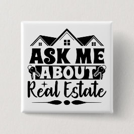Realtor Button Real Gods Egendom Knapp