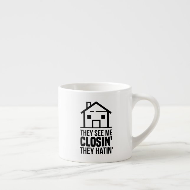 Realtor de ser mig stänga Real Gods Agent Magi Espressomugg (Höger)