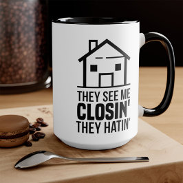 Realtor de ser mig stänga Real Gods Agent Mugg
