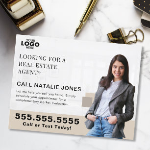 Realtor Farming Mailer Real Gods Marknadsföring Lo Vykort