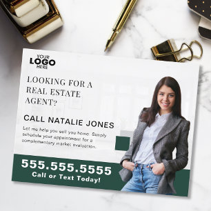 Realtor Farming Mailer Real Gods Marknadsföring Lo Vykort