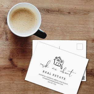 Realtor frågar mig om äkta Gods-reklam Vykort