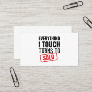 Realtor Funny Mug Visitkort