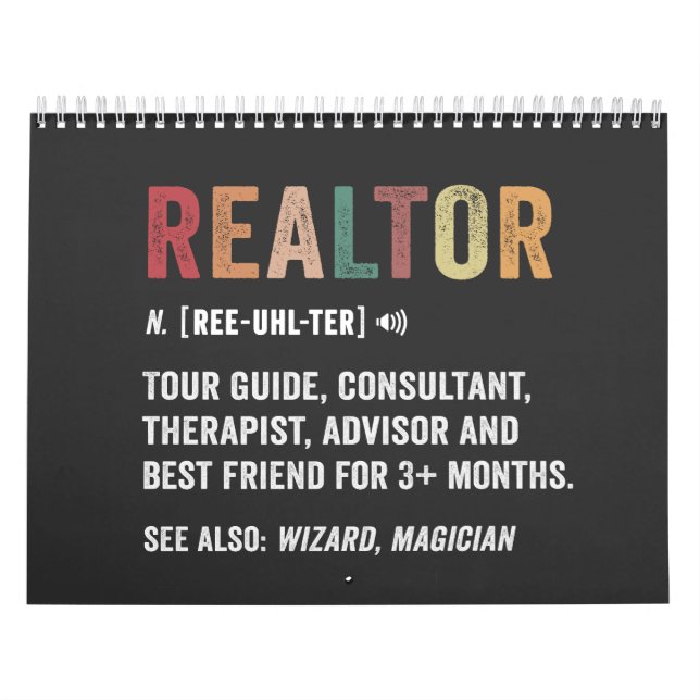 Realtor Funny Quote 2023-kalender Kalender (Omslag)