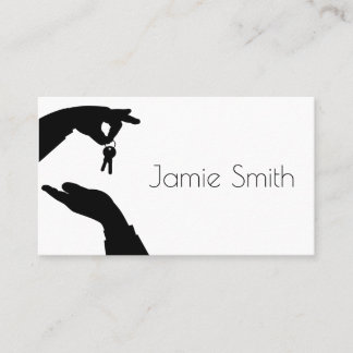 Realtor Gods Broker sålde Nycklar i Hand  Visitkort