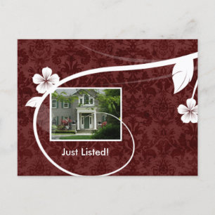 Realtor Gods / Realtor Postcard Anpassade Red Vykort