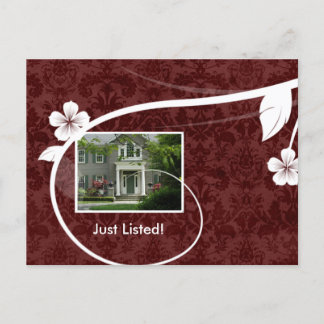 Realtor Gods / Realtor Postcard Anpassade Red Vykort