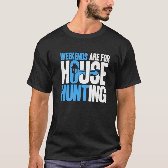 Realtor Helg for House Hunting Real Gods Age T Shirt (Framsida)