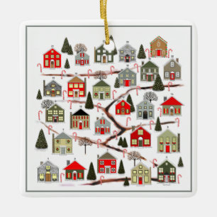 Realtor Helgdag Gift Julgransprydnad Keramik