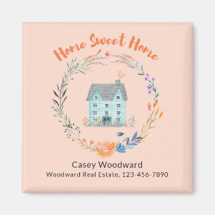 Realtor Home Sweet Home Tack New Homeowner Magnet