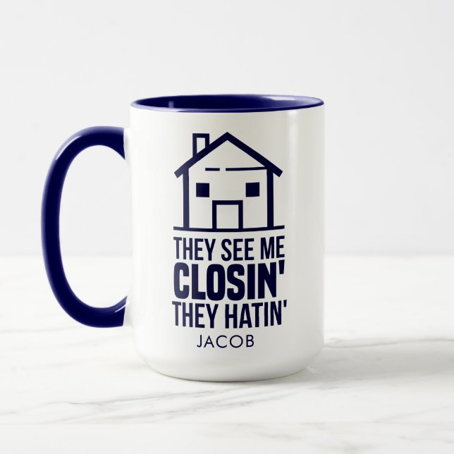 Realtor House Closings i Realtor Gods Agent Mugg (Vänster)