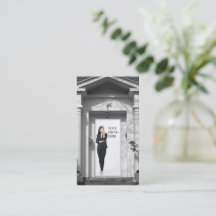 Realtor i dörren | Affärskort Anpassningsbar