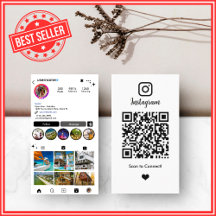 Realtor Instagram White QR-kod för Realtor Agent