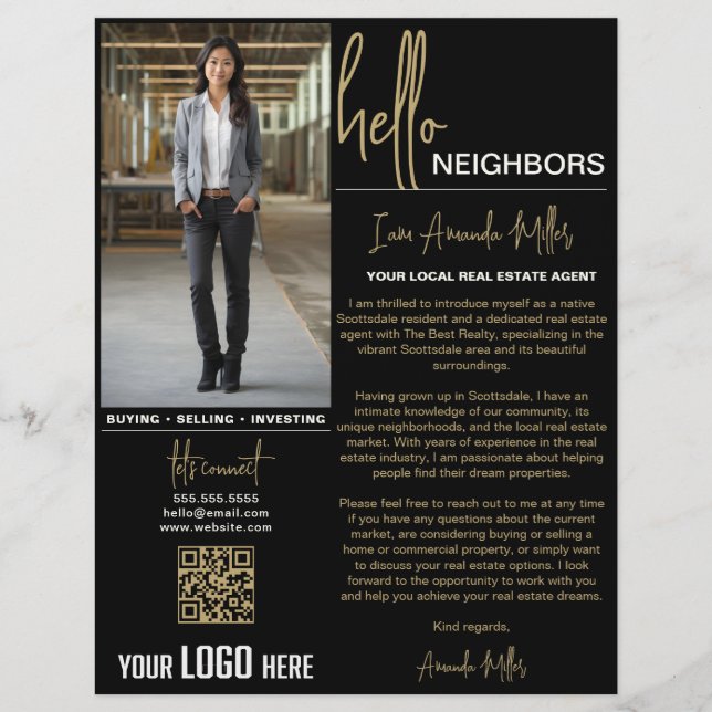 Realtor Introduktion till jordbruk i Gods Brev Reklamblad (Framsidan)