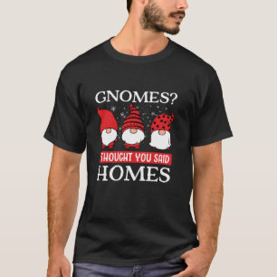 Realtor jul Gnomes Funny Real Gods Agent T Shirt