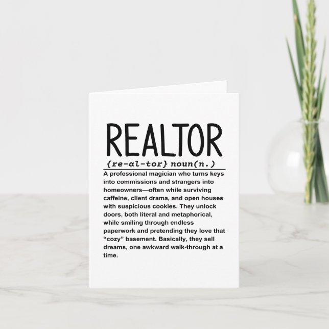 Realtor Kort (Framsida)