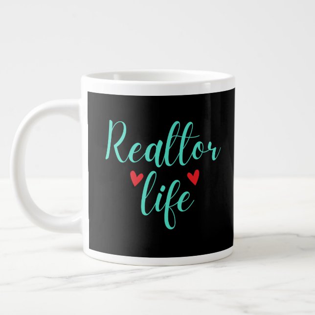 Realtor Liv Specialmugg Jumbo Mugg (Vänster)