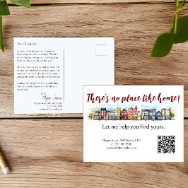 Realtor Mailer Fastighetsmarknadsföring Postkort Vykort