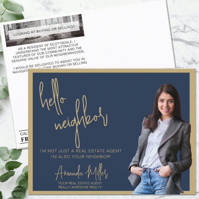 Realtor Mailer Real Gods Marknadsföring Farming He Vykort (Skapare uppladdad)