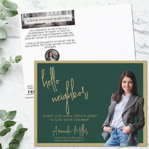 Realtor Mailer Real Gods Marknadsföring Farming He Vykort