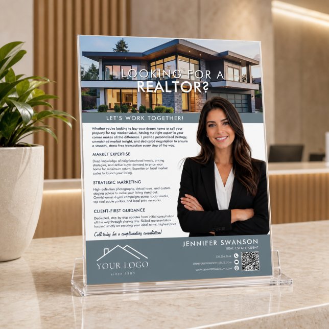 Realtor Marknadsföringsfolder | Modern Fastighetsm Reklamblad (Skapare uppladdad)