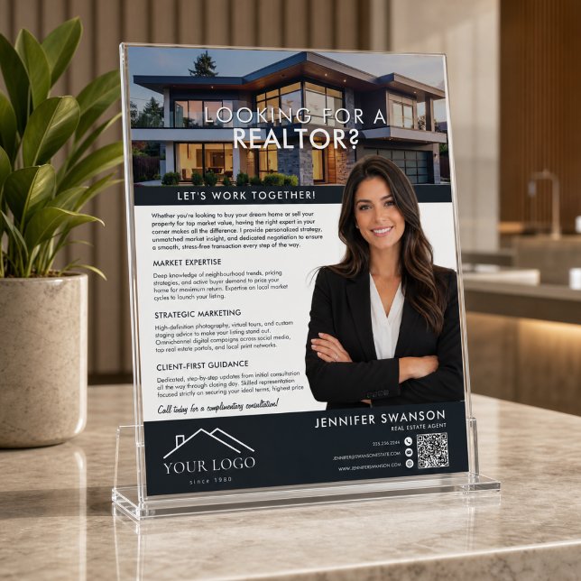 Realtor Marknadsföringsfolder | Modern Fastighetsm Reklamblad (Skapare uppladdad)
