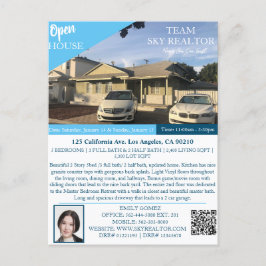Realtor Open House-vykort Vykort